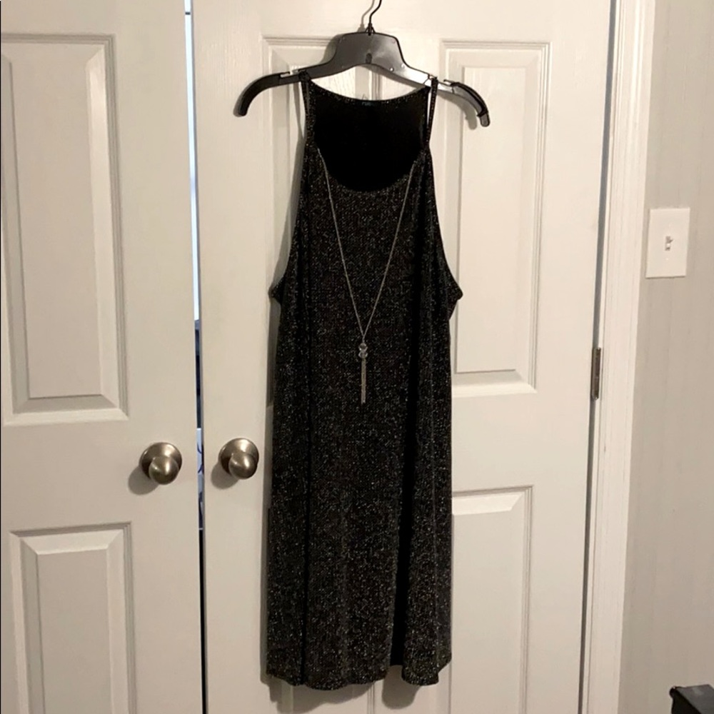 Rue 21 Plus Black Sequin Dress